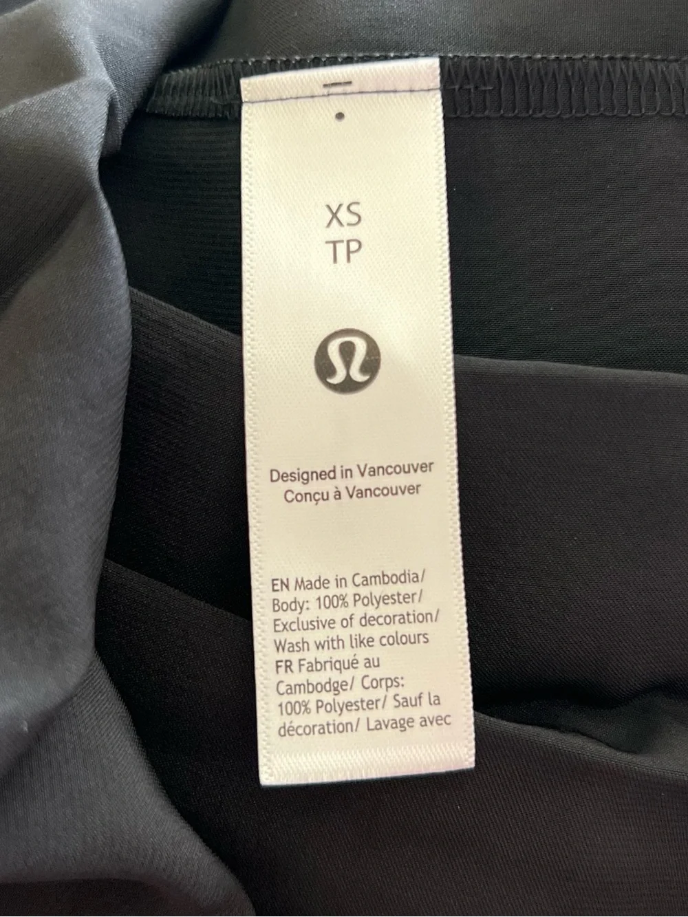 Lululemon Satin Pleated Black Woman’s Midi Skirt Size XS
